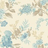 Andover Fabrics Sewing Bird Bed of Roses Linen