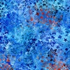 Riley Blake Designs Expressions Batiks Toes in the Sand Flowers Blueprint Matte