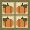 Pumpkin Patch - Four Pumpkins Free Quilt Pattern