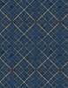 Wilmington Prints Gone Fishing Plaid Dark Blue
