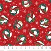 Northcott Woodland Wishes Small Circles Red/Multi