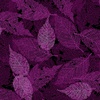 P&B Textiles Foliage Texture Leaves Dark Violet