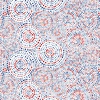 Blank Quilting Hexi-Dots 108 Inch Wide Backing Fabric Concentric Hexi-Dots Patriotic