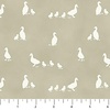 Figo Fabrics Tiny Waddles Ducklings Green