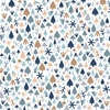 P&B Textiles Polar Pals Tiny Trees White