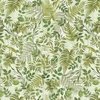 Benartex Potpourri Tossed Ferns Light Green