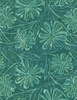 Wilmington Prints Oasis Batik Floral Burst Dark Aqua