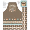 Clothworks Perfect Blend Canvas Apron Panel Brown