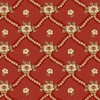 Andover Fabrics Always and Forever Lattice Baskets Crimson