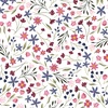 P&B Textiles Flutter Blooms Mini Blooms White
