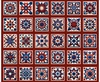 QT Fabrics American Tapestry Quilt Blocks Red