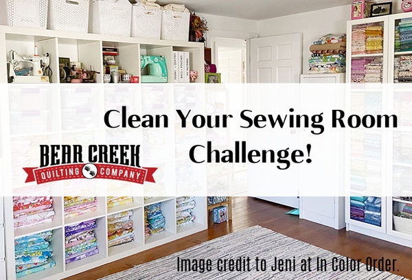 Clean Your Sewing Room Challenge