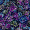 In The Beginning Fabrics Resplendent Bloom Purple