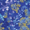 Benartex Metallic Impressions Metallic Sprigs Cobalt