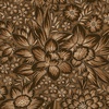 Marcus fabrics Carrie's Caramels and Creams 108 Inch Wide Backing Fabric Floral Coffee