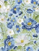 Wilmington Prints Blossom Blues Large Florals Light Blue