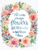 Brightly Blooming Posy-tive Vibes Quilted Panel