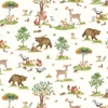 Timeless Treasures Into The Woods Forest Friends Cream