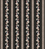 Studio E Fabrics Art of Midnight Border Stripe Midnight/Taupe