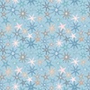Lewis and Irene Fabrics Ocean Pearls Multi Starfish Sunny Blue