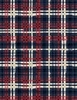 Wilmington Prints Stars of Valor Plaid All Over Navy