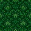 Studio E Fabrics Holly Berry Park Damask Mini Green