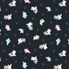 Lewis and Irene Fabrics Castle Spooky Ghosts Black