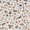 QT Fabrics Sugar, Spice, Everything Nice Musical Instruments Gray