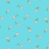 Andover Fabrics Flutter Daisies Teal