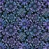 P&B Textiles Peacock Serenade Feather Mandalas Purple/Blue