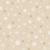 P&B Textiles Believe Snowflake Allover Neutral Tan