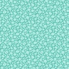 Andover Fabrics Plain and Simple Silhouette Turquoise