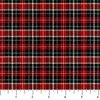 Northcott Winter Song Plaid Black/Red