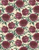 Wilmington Prints Crimson Blooms Florals All Over Cream