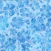 Hoffman Fabrics Azure Dreams Bali Batiks Daisy Blockprint Ceylon