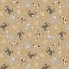 Windham Fabrics Petal and Purr Feline Friends Taupe