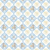 P&B Textiles Sea Whispers Set Sand Dollar Diamonds Cream/Blue