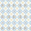 P&B Textiles Sea Whispers Set Sand Dollar Diamonds Cream/Blue