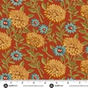 Andover Fabrics Autumn Woods Woodland Bloom Red