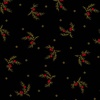 Andover Fabrics Carolina Tossing Sprig Black/Red