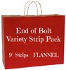 End of Bolt Variety Strip Pack - 9" FLANNEL