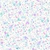 P&B Textiles Sally's Speckle 108 Inch Wide Backing Fabric Paint Splatter Teal/Purple