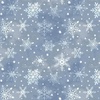 Henry Glass Hollyville Manor Snowflake Slate Gray