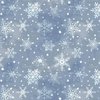 Henry Glass Hollyville Manor Snowflake Slate Gray