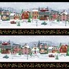 Henry Glass Hollyville Manor Border Stripe Black