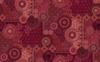 Maywood Studio Operetta Patchwork Maroon/Red