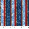 Northcott St. Nicholas Plain Stripe Dark Blue/Multi