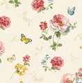 Wilmington Prints Blushing Meadow Large Floral Cream