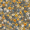 QT Fabrics Buzz, Buzz, Buzz Floral Dark Gray