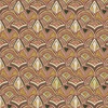 P&B Textiles Floral Chic Decorative Scallops Brown